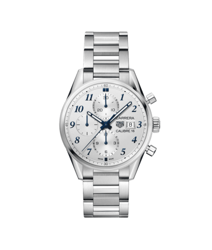 TAG Heuer Calibre 16 41 Stainless Steel / Silver Heritage / Bracelet